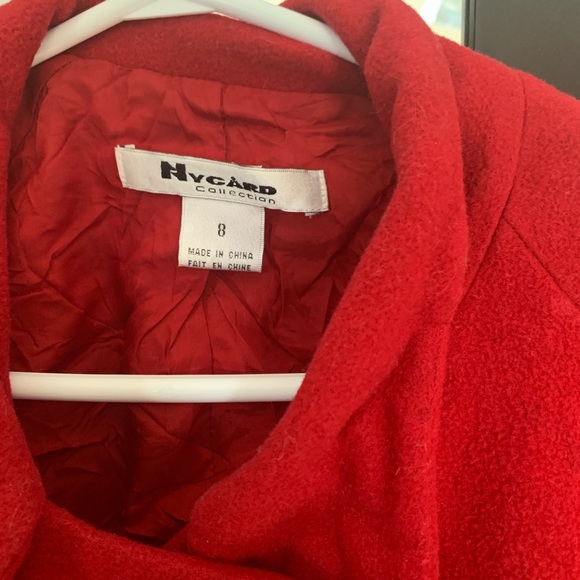 NYGARD WOOL AND CASHMERE BLEND COAT 22” PTP - Picture 3 of 4